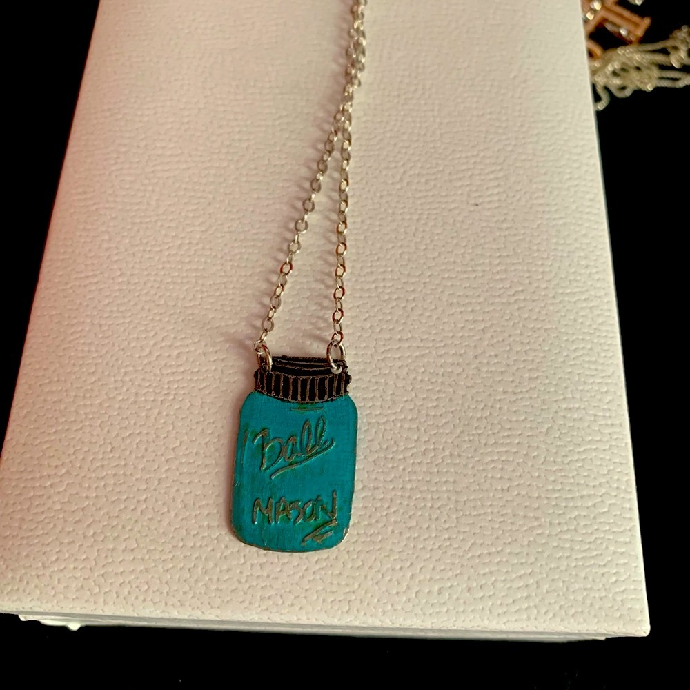 Mason Jar Necklace